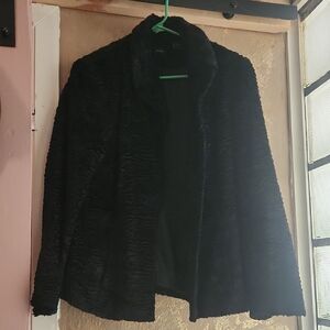 Valerie Stevens Black Teddy Jacket